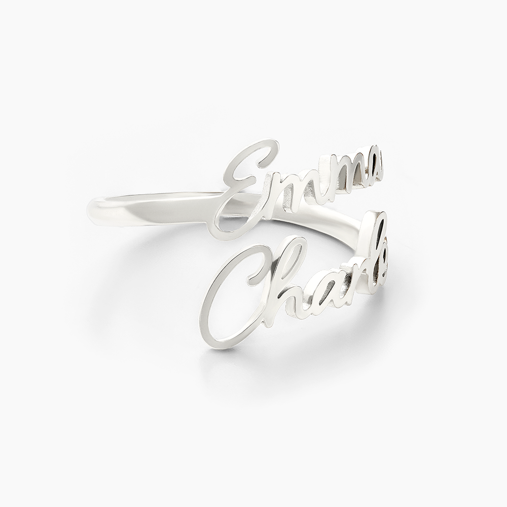 Custom Ring with 1 to 4 Engraved First Names 